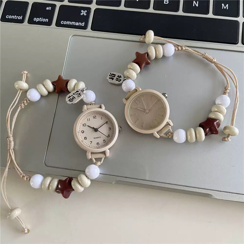 Cross-Border DIY Star Chain-Style Artistic and Fashionable Ins-Style Cute Women's Watch, Simple and Elegant Bracelet for Female Students