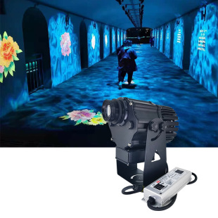 Outdoor rainproof projection lamp 200 watt four pattern rotating LOGO lamp door head advertising projection light source factory