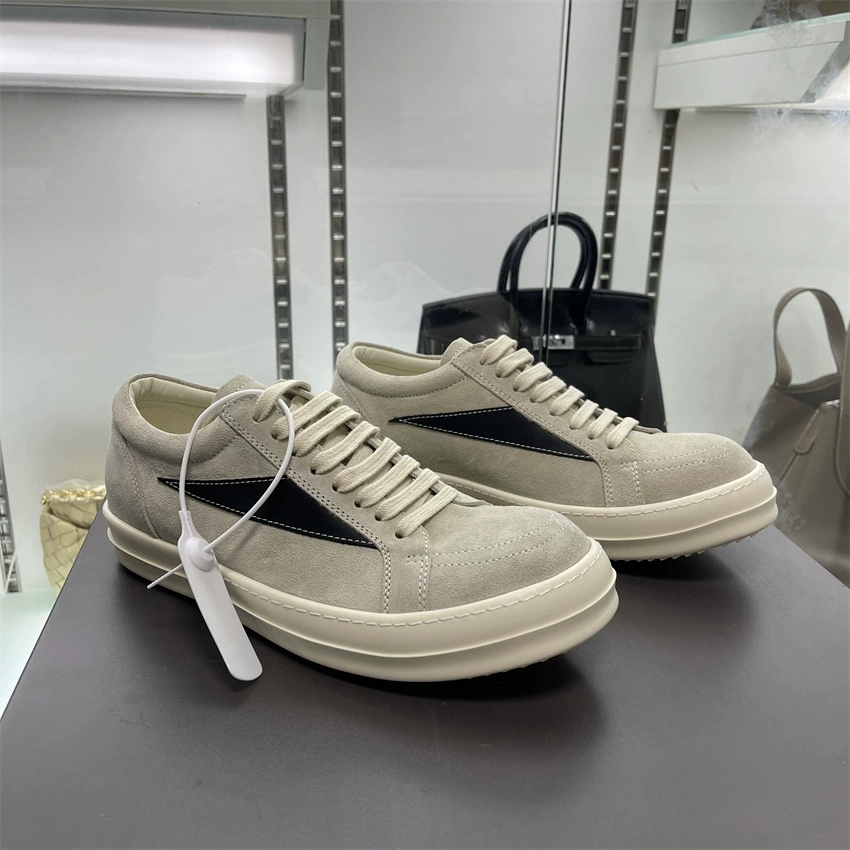 2024 новый стиль фабрики волос из натуральной кожи ro шнуровка маленькая треугольная обувь низкая банда спорт повседневная мужская и женская пара обувь доска обувь