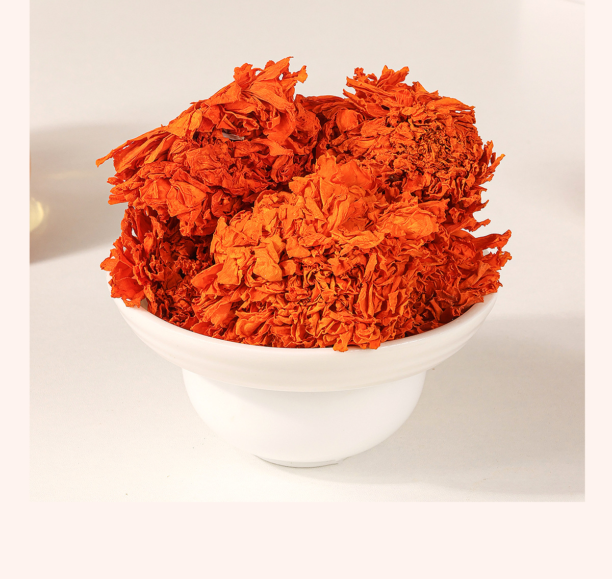 Yunnan Marigold Flowers (Tagetes erecta) — Dried Herbal Flower Tea, 500g Bulk Pack preparation