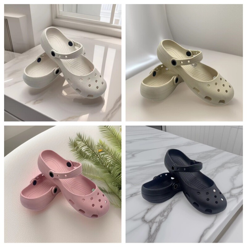 Summer New Style Ballet Clogs, Breathable Non-Slip Soft-Soled Sandals, Flat Versatile Hollow Nurse Shoes, Wholesale from Manufacturer