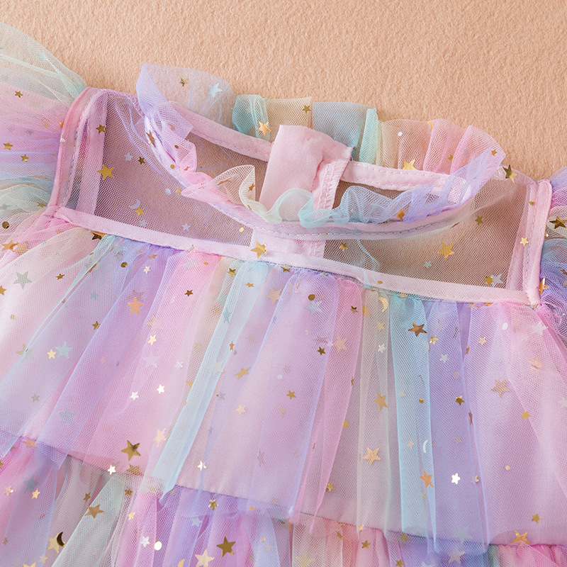 Cotton Blend, Polyester Fabric Type Toddler(3-6Years) Age Group Party, Street Occasion Standing Collar Neckline Regular Fit Fit Type Princess Camouflage Cotton Blend Polyester Girls Dresses
