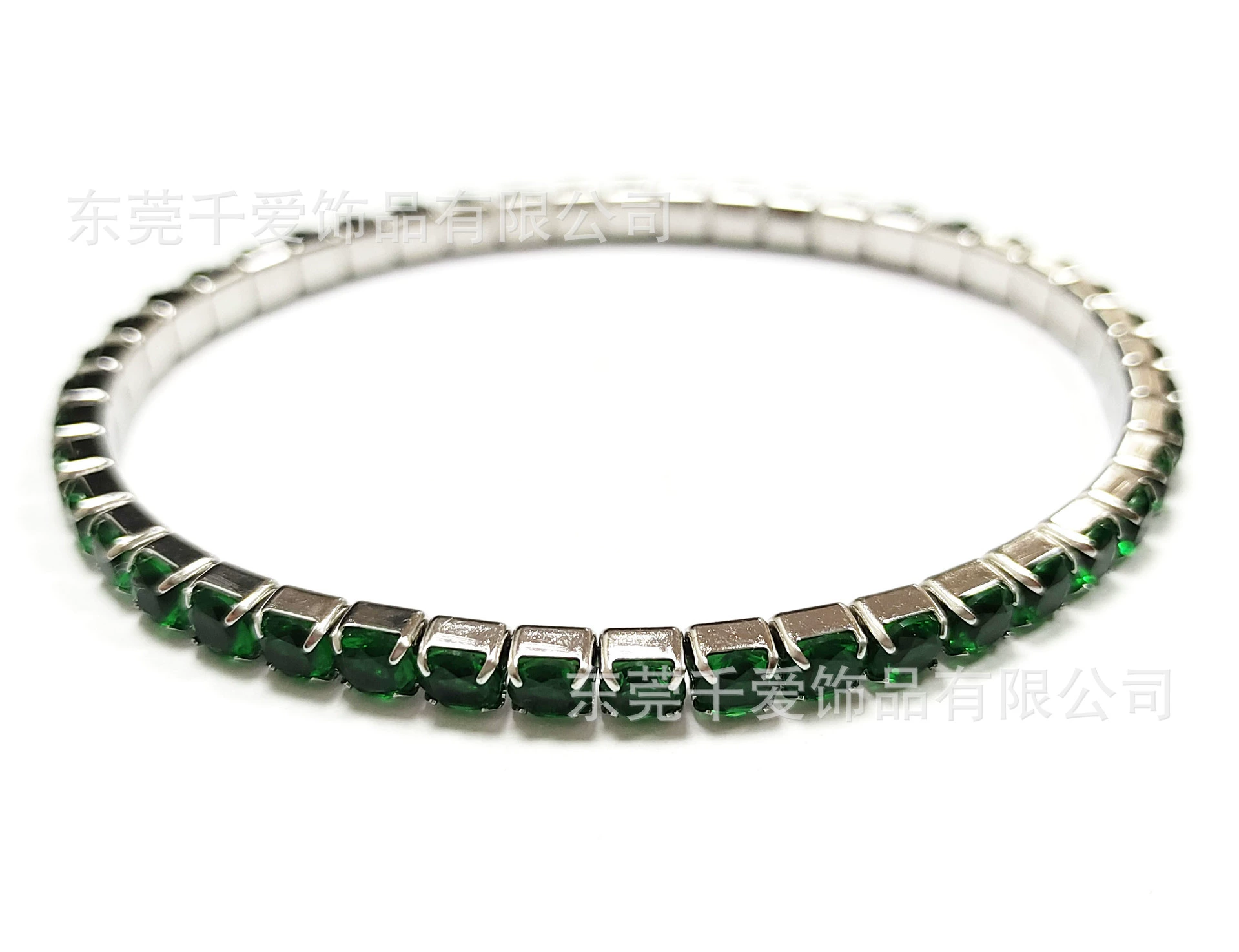 Elastic bracelet stainless steel, zirconium, tennis fashionable accessory, direct factory sales