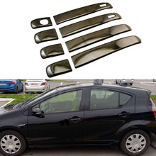 15-20款普锐斯PRIUS C不锈钢拉手汽车AQUA门把手壳贴件跨境电专用