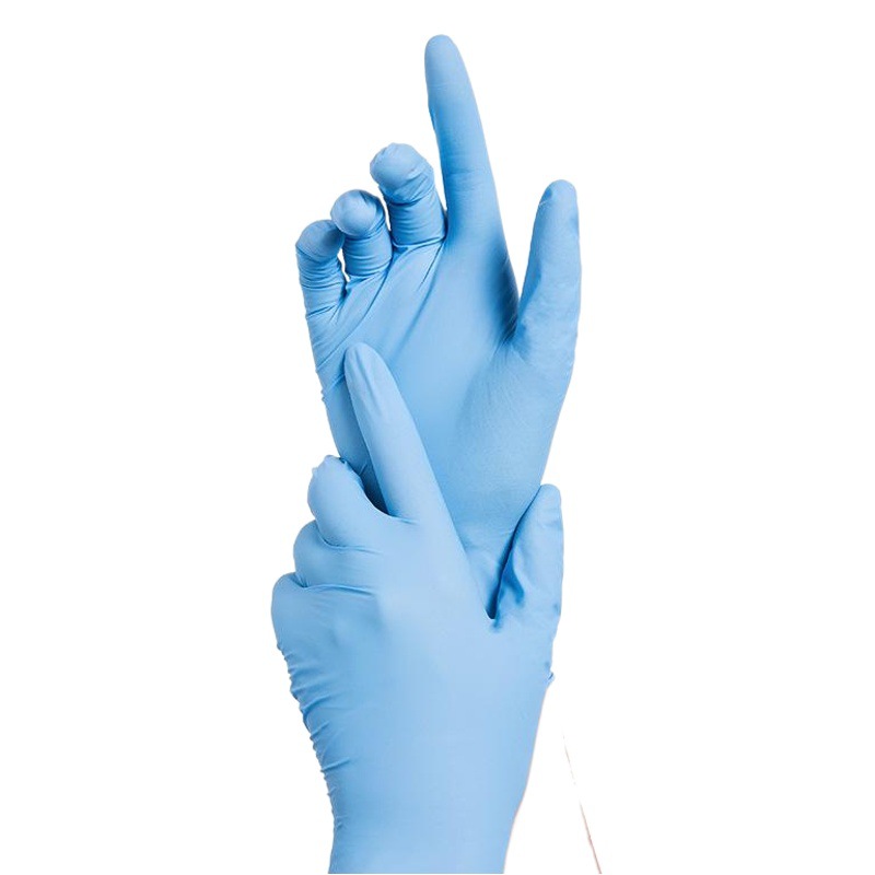 Guantes desechables de grado médico Blue Sail, guantes de nitrilo, protección para el hogar, inspección, limpieza