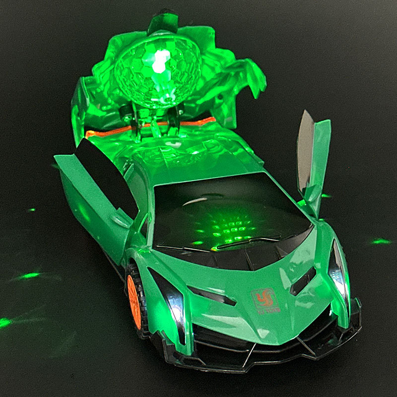 Douyin el mismo tipo de juguete universal eléctrico, apertura automática giratoria, automóvil deportivo, automóvil para niños, juguete de acrobacias, venta al por mayor transfronteriza