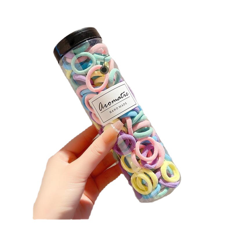 Banda de goma de los niños no hace daño al pelo toalla elástica anillo bebé pelo lazo pulgar anillo niña pelo cuerda accesorios para el cabello Anillo del pelo