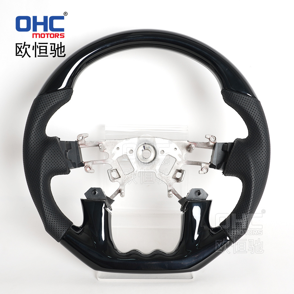 Suitable for Nissan 12-18 Patrol Car Steering Wheel Modification and Upgrade Spray Black Elegant Off-Road Suv Steering Wheel