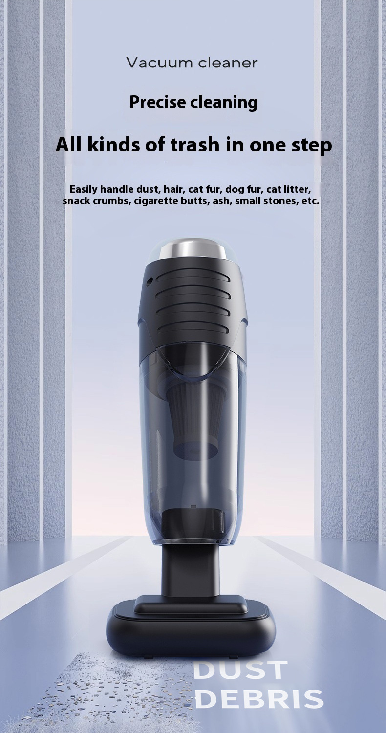 Car Vacuum Cleaner, Handheld, High Suction Power, Wireless Dust Blower, Pet Hair Remover, Cross-Border
