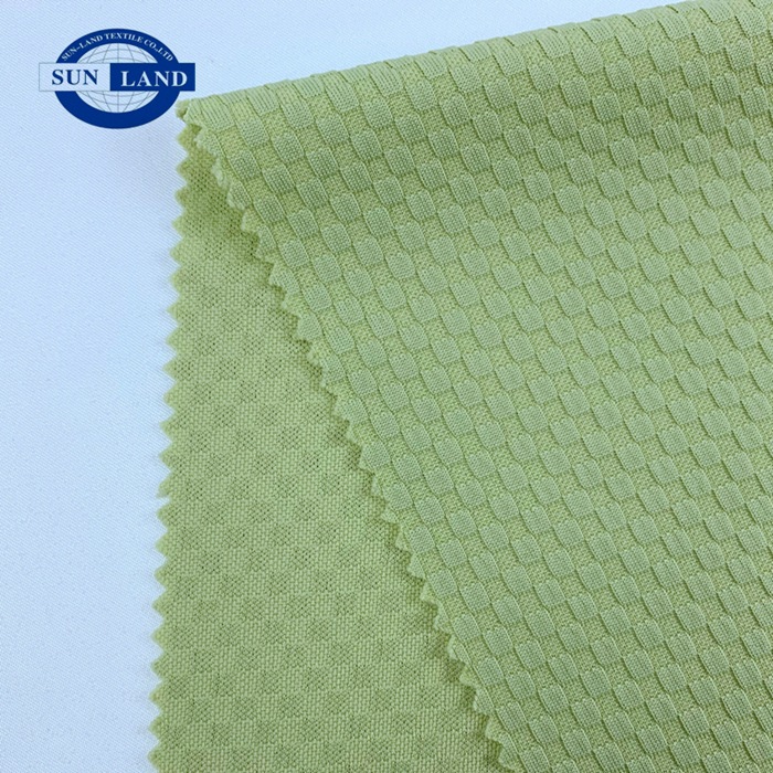 厂家直销COOPASS吸排方格布 吸湿速干网眼布 大方格网眼 格子布