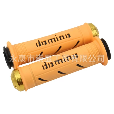 Domino Handlebar Grip 22/24mm Motorcycle Handle Cover - orange