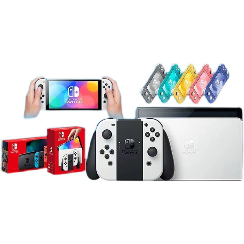 Новая оригинальная портативная консоль Nintendo Switch версия с увеличенным временем работы батареи, OLED японская версия lite, ТВ, домашняя сенсорная игровая консоль
