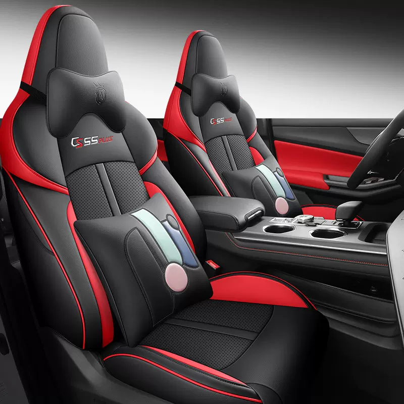 适用二代长安cs55plus专用座套四季通用全包围坐垫皮革透气座椅套