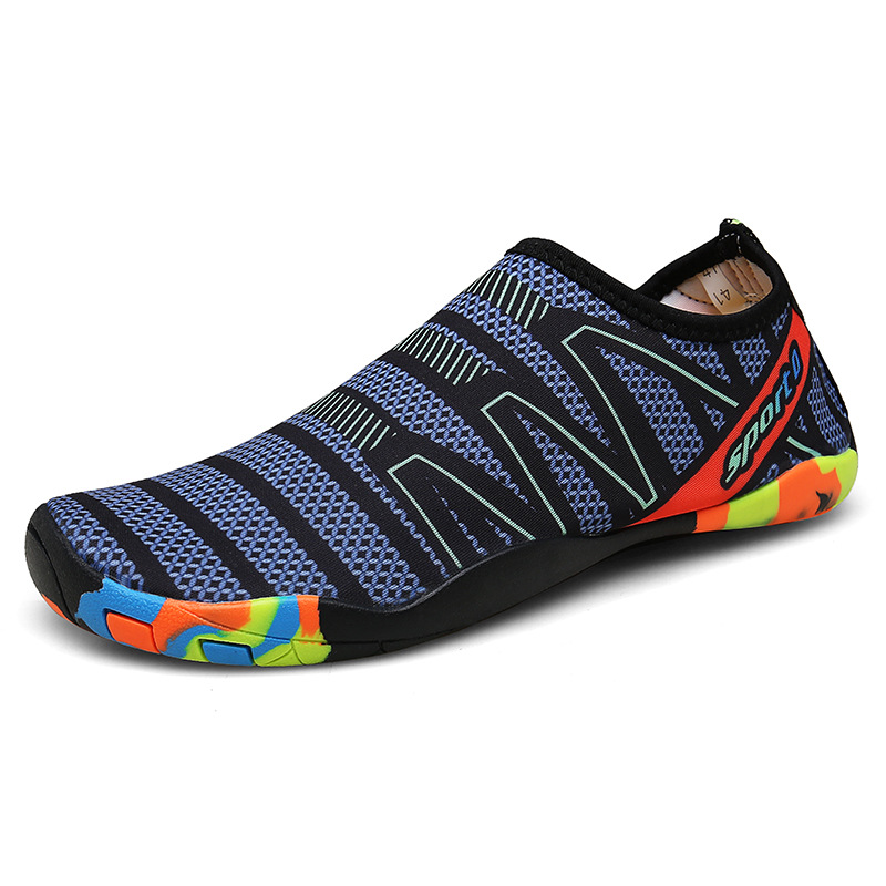 Zapatos transfronterizos de interferencia de velocidad de agua pareja zapatos de playa respirables zapatos de buceo antideslizantes un cabello