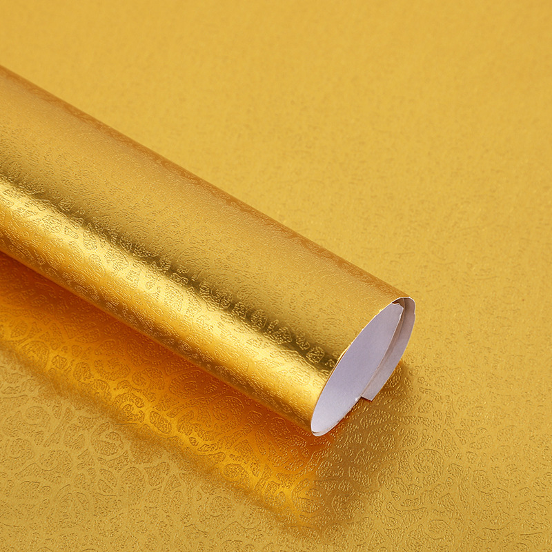 120 g de papel compuesto de aluminio de tarjeta de oro y plata relieve caja de regalo de tabaco y alcohol revestido de papel dorado