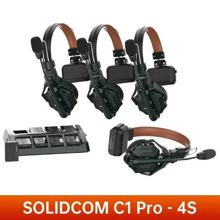 Hollyland Solidcom C1 Pro беспроводная гарнитура для связи, система вызовов, до 1000 футов, двунаправленное ENC шумоподавление