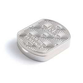 锌合金电镀固体香膏翻盖铁盒可放多种香型香膏铁盒可设计logo