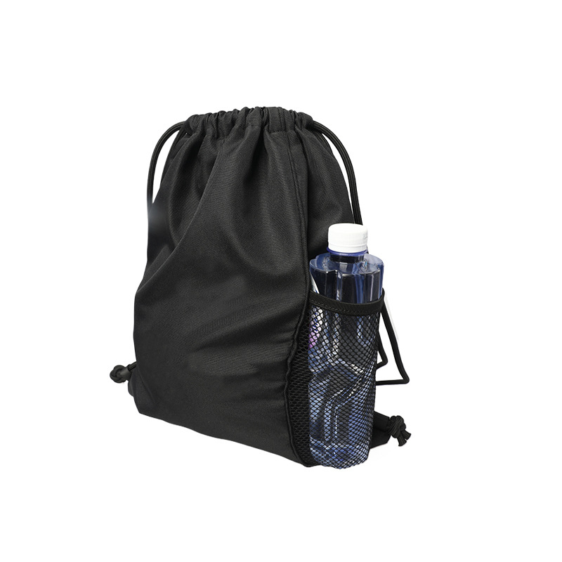 Bolsa de almacenamiento de tela Oxford con patrón de fútbol impermeable al por mayor bolsillo con cordón deportivo personalizado mochila con cordón bolsa con cordón