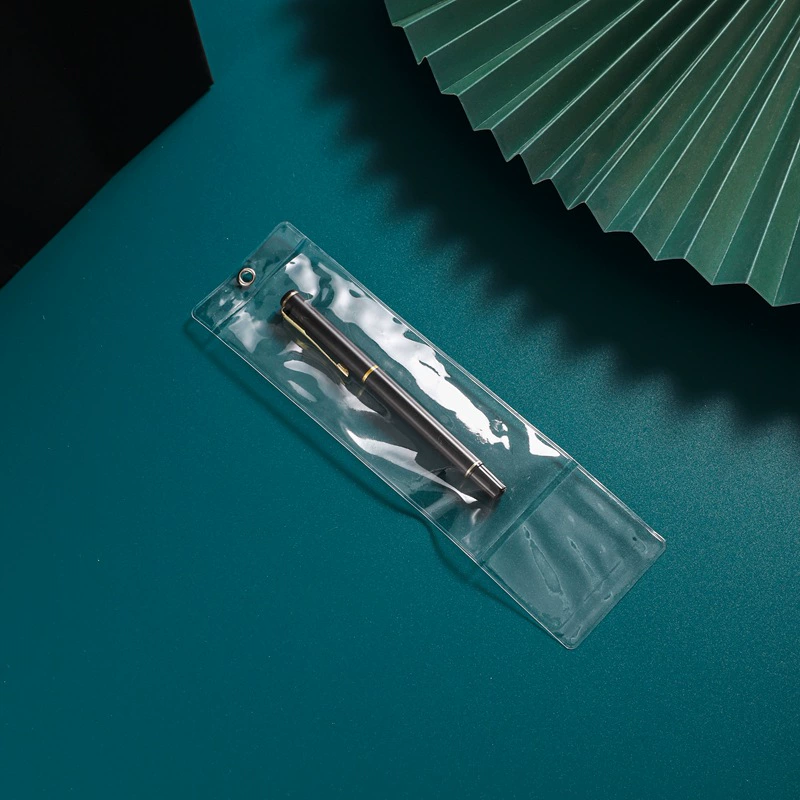 Прозрачная бирка сумка ПВХ ручка упаковка висит отверстие Фильм Сумка утолщенные брови нож для хранения плоский карман может быть напечатан логотип