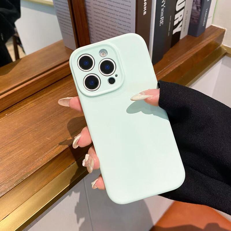 カメラボタン一体型液体シリコーン Apple 16promax 携帯電話ケース iphone16pro15 保護に適しています|undefined
