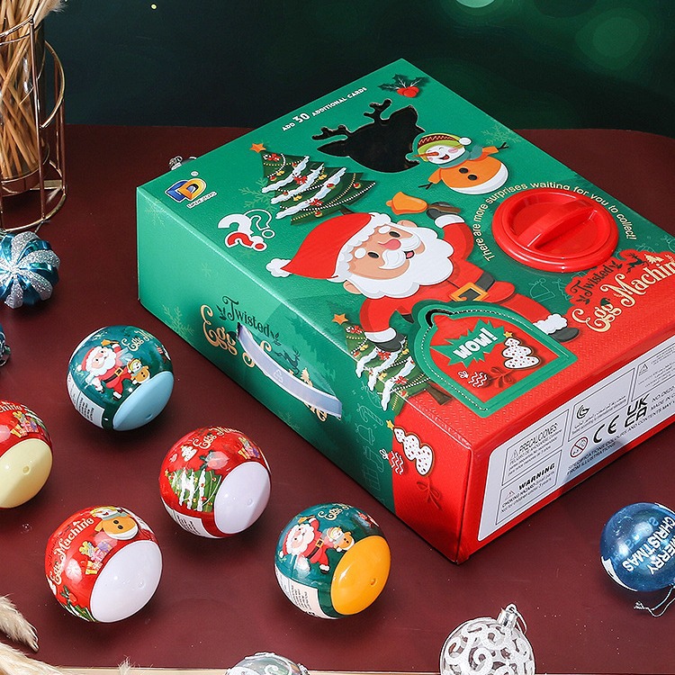 Navidad regalo OTE Superman máquina de torcer huevo sorpresa divertido huevo abierto ciego caja niños y niñas Juguetes Divertidos