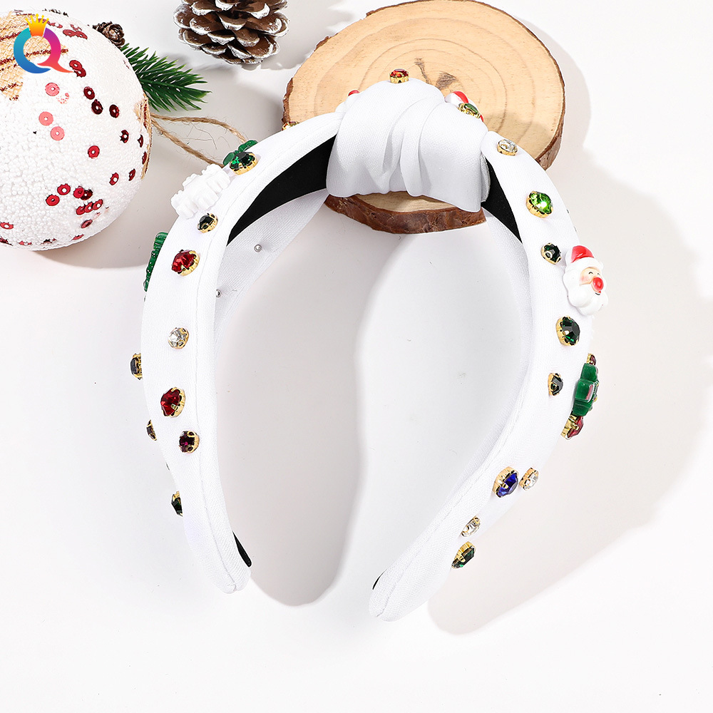 Weihnachts-haarreif Mit Strass Und Perlen Für Damen_voghion.com