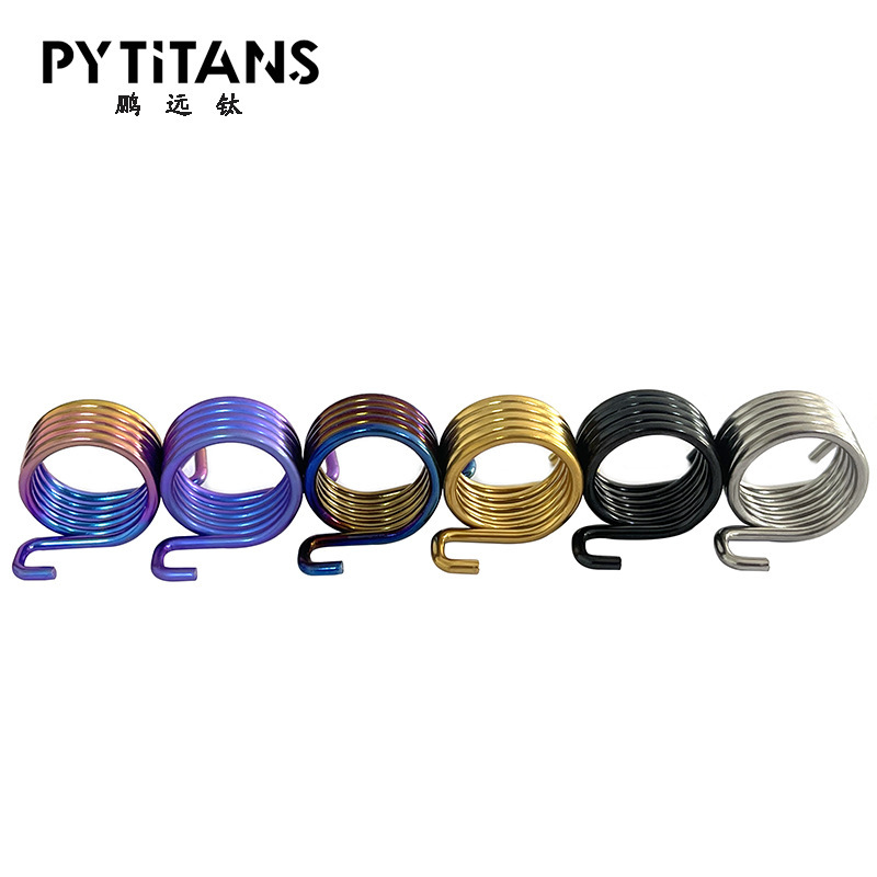 Titanium Alloy Torsion Spring Motorcycle Modification Small Parts Special-Shaped Spring Toy Spare Parts Torsion Spring