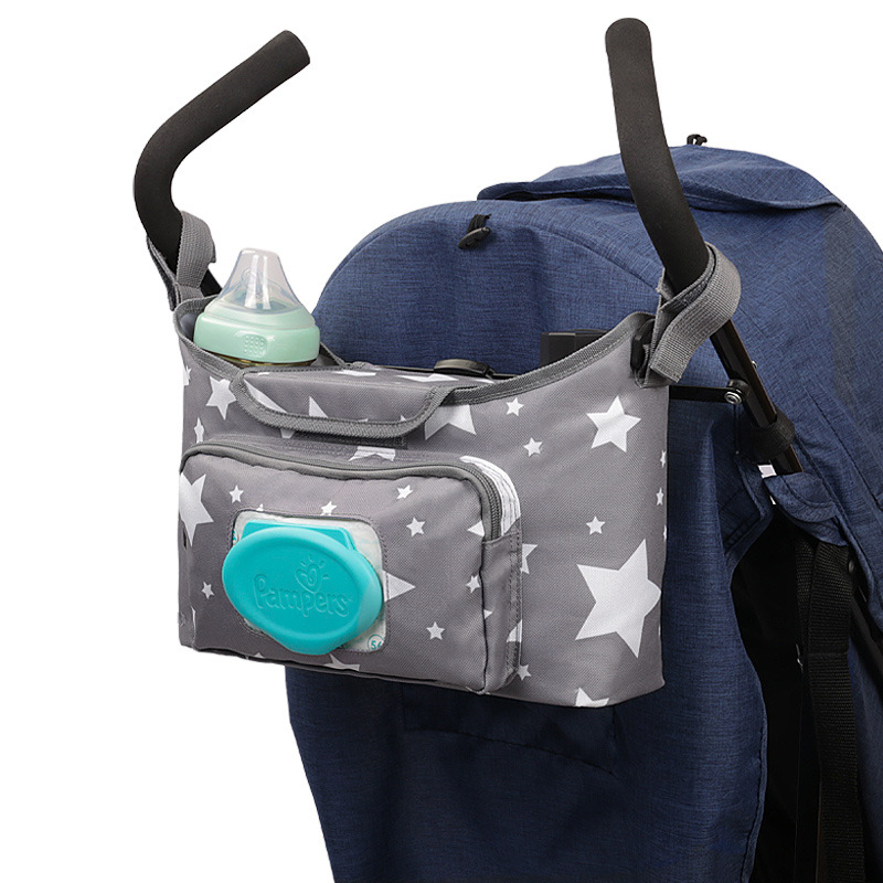 跨境婴儿车挂包多功能收纳袋宝宝旅行便携式抽纸开口推车挂袋通用