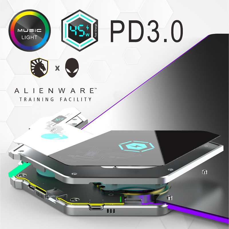 Brand New Wireless Charging 45W Game Luminous Mouse Pad 45W Fast Charging Rgb Luminous with USB Expansion Computer Large Desk Pad Brand New Wireless Charging 45W Game Luminous Mouse Pad 45W Fast Charging Rgb Luminous with USB Expansion Computer Large Desk Pad