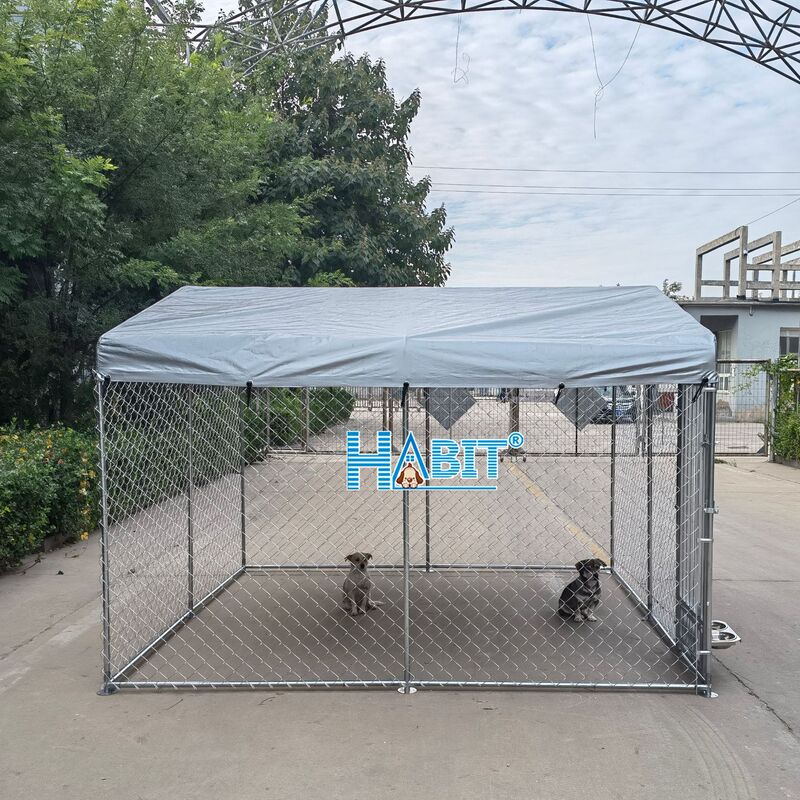 【Amazon Hot Sale】3x3x 1.75m ヘビーデューティー ペット フェンス ランニング ケージ サンシェード、防雨、防錆 50 セットから販売|undefined