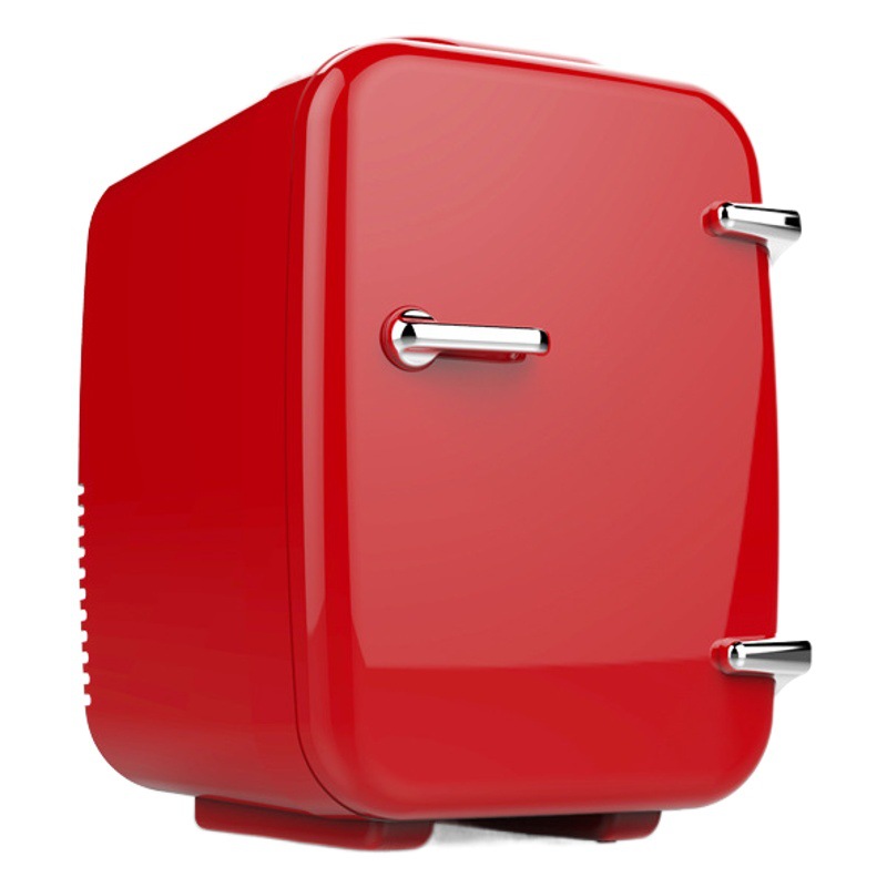 Nuevo 4L mini refrigerador coche hogar doble uso mudo dormitorio pequeño refrigerador pequeño al aire libre portátil de refrigeración refrigerador del coche