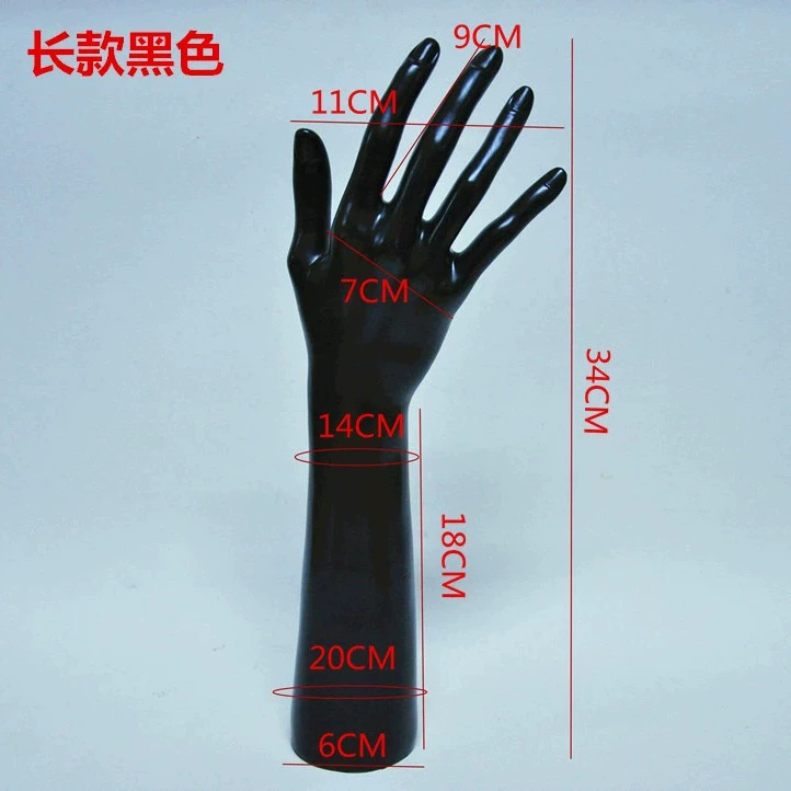 Hands model, gloves, stand, plastic lifelike mannequin head