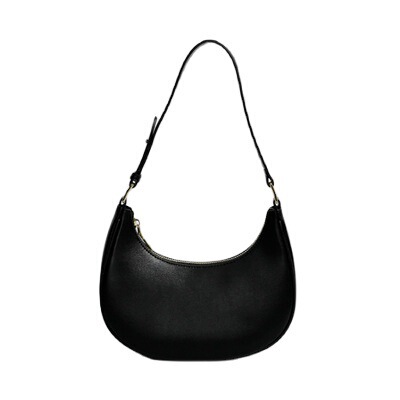 Cross-border bags spring and summer simple armpit bag single shoulder niche baguette bag women's crossbody bag 2024 new half-moon bag