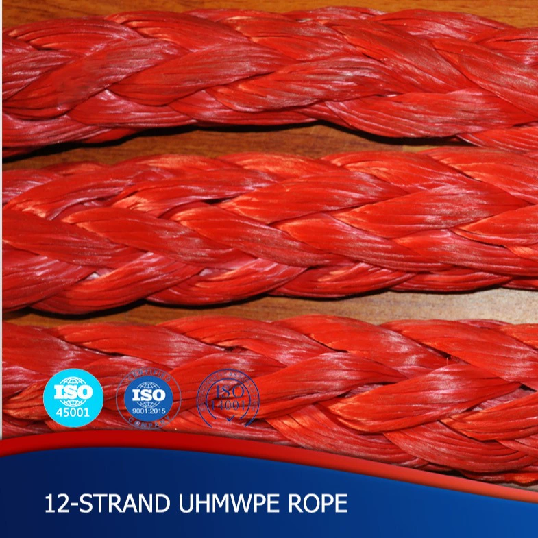 Полимерная 12-жильная морская веревка UHMWPE, парковочная веревка, энергичная конская веревка, сверхвысокая молекула, полиэтиленовый кабель