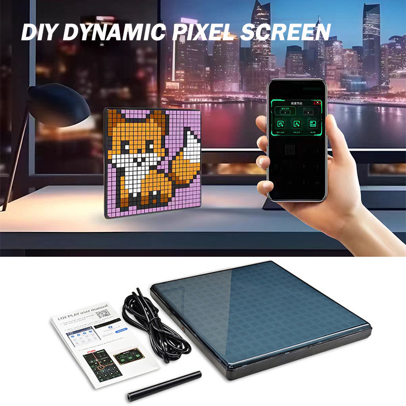 Pixel Screen DIY Pixel Screen Table with Pixel Photo Frame Led Wall Pendant Pixel Screen Photo Frame Ornaments Atmosphere Light Pixel Screen DIY Pixel Screen Table with Pixel Photo Frame Led Wall Pendant Pixel Screen Photo Frame Ornaments Atmosphere Light