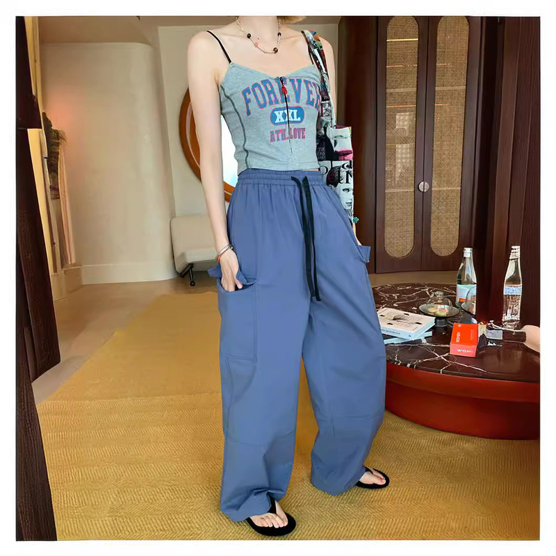 Chapter in stock is good to wear! Breathable Quick-Dry Blue-Purple & Light Cream Crane Trousers Chapter in stock is good to wear! Breathable Quick-Dry Blue-Purple & Light Cream Crane Trousers