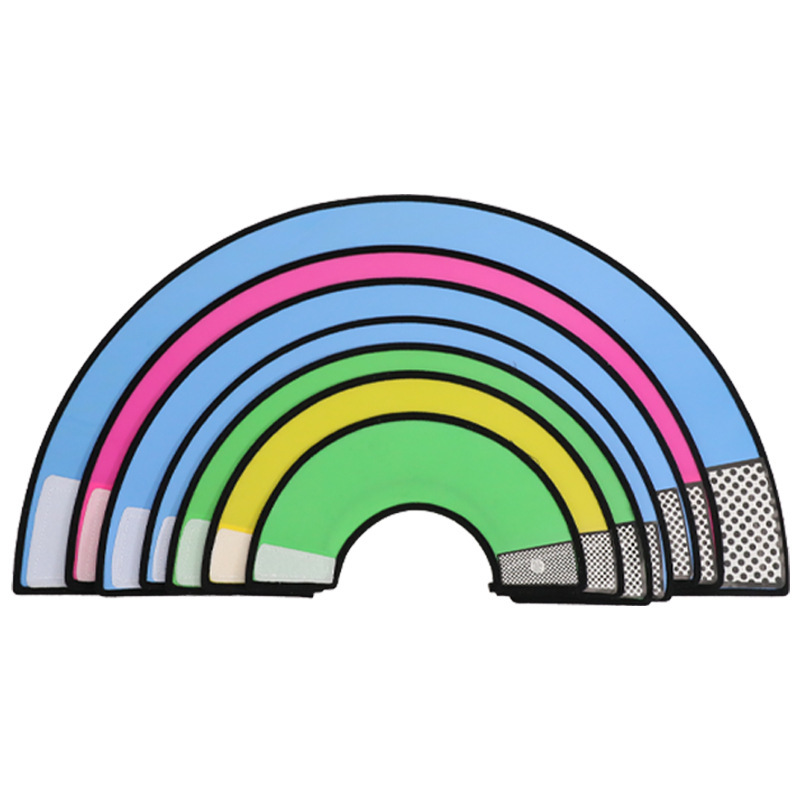 Color Elizabeth Circle Cubierta de aseo para mascotas Anillo anti-morder Cubierta protectora anti-morder para gatos Collar para perros Collar para gatos