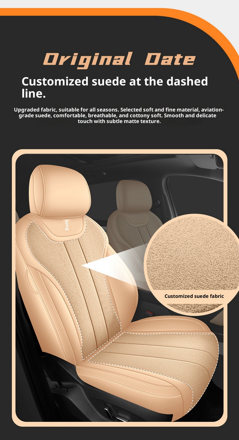 New Model Special Car Song Pro Leather Seat Covers and Cushions for All Seasons, Left-Hand Drive Overseas Right-Hand Drive Seat Covers, Cross-Border Full Coverage Car Seat Cushions