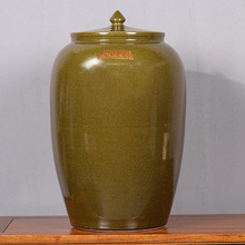 景德镇陶瓷米缸酒坛水缸油缸20斤30斤50斤100斤200斤防虫大容量