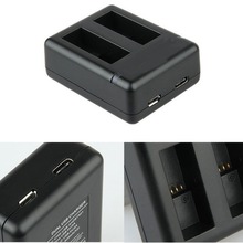 适用gopro9电池双充充电器冲电盒hero9运动相机配件AHDBT-901