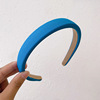 Cute plush headband, universal demi-season hair accessory for face washing, simple and elegant design