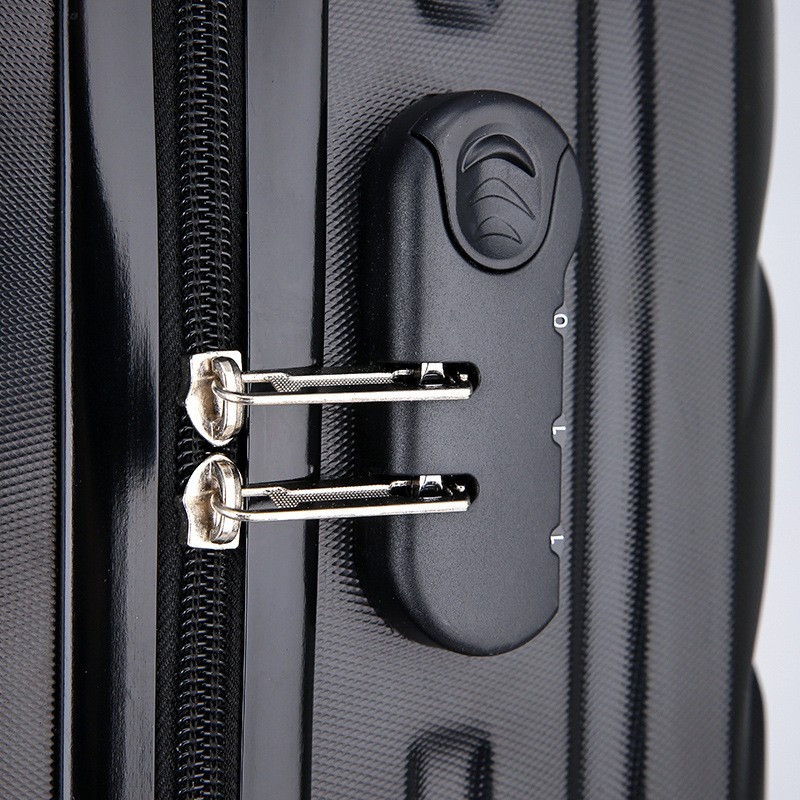 Maleta de color sólido twill 20 pulgadas caja de tracción de contraseña de gran capacidad universal rueda maleta de regalo fábrica al por mayor