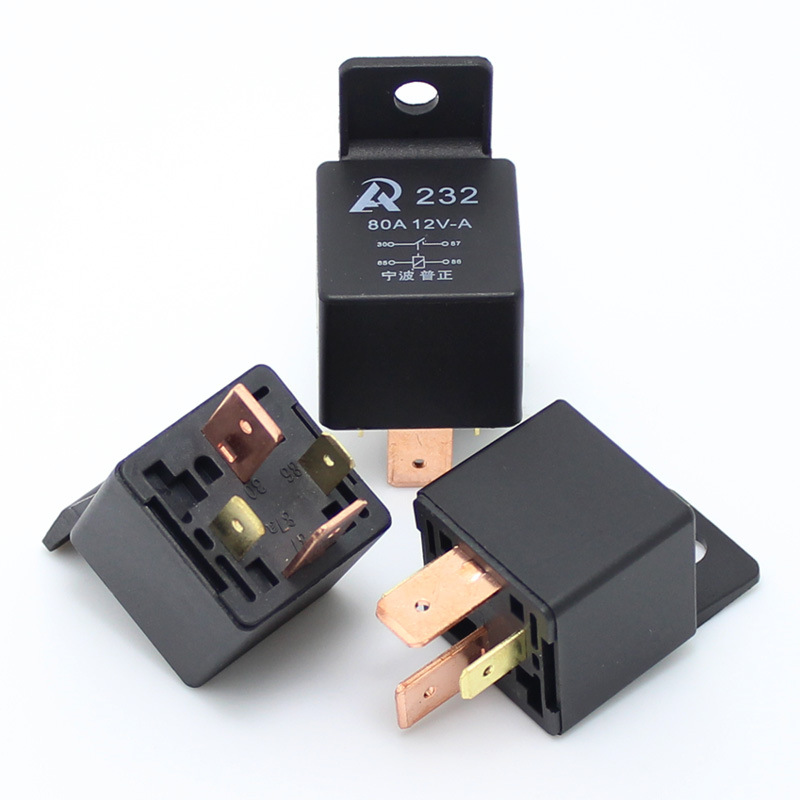 供应超大电流继电器汽车继电器12V24V直流继电器80A4P5P