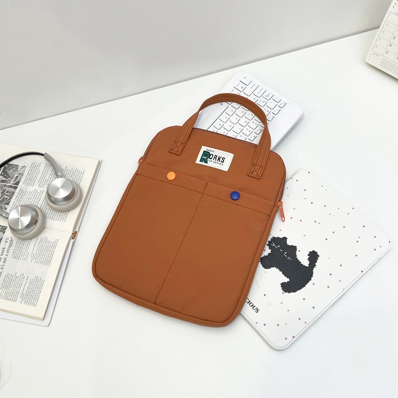 Bolsa naranja plana