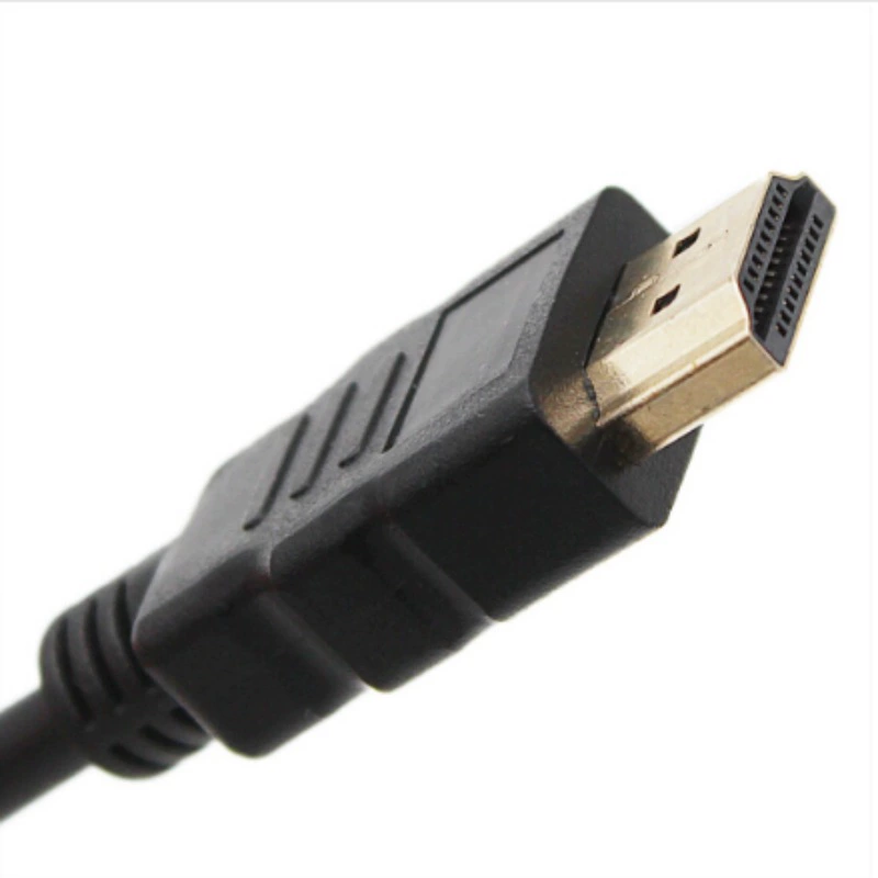 Преобразователь HDMI в VGA кабель конвертации HDMI в VGA с аудио и видео цепью проводов с аудиокабелем