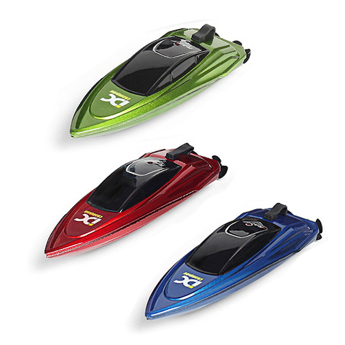 2.4G mini remote control boat wireless remote control speed boat high speed racing boat automatic flipping toy boat 10cm children's toy