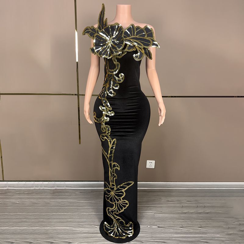 Time Garden Theme Dress Costume Annual Meeting Event Birthday Party Singer Performance Costume Music Festival Banquet Gathering