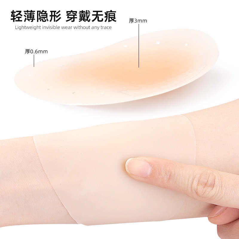 Silicone glue drop-shaped, pulls up nipple stickers, invisible thin protective underware, open shoulders, no trace