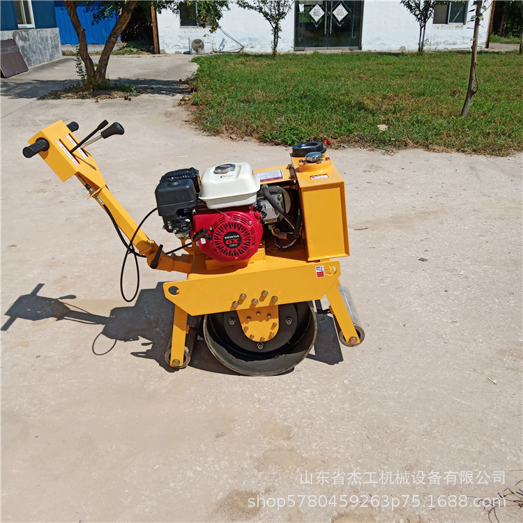 450手扶单轮压路机 小型压路机 小碾子