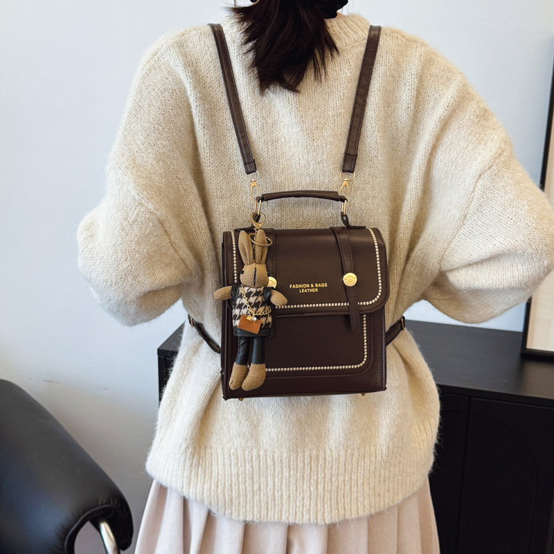 Coreana retro viaje bolso de mano mujer 2024 nuevo otoño invierno moda maletín bolso de hombro mochila mujer